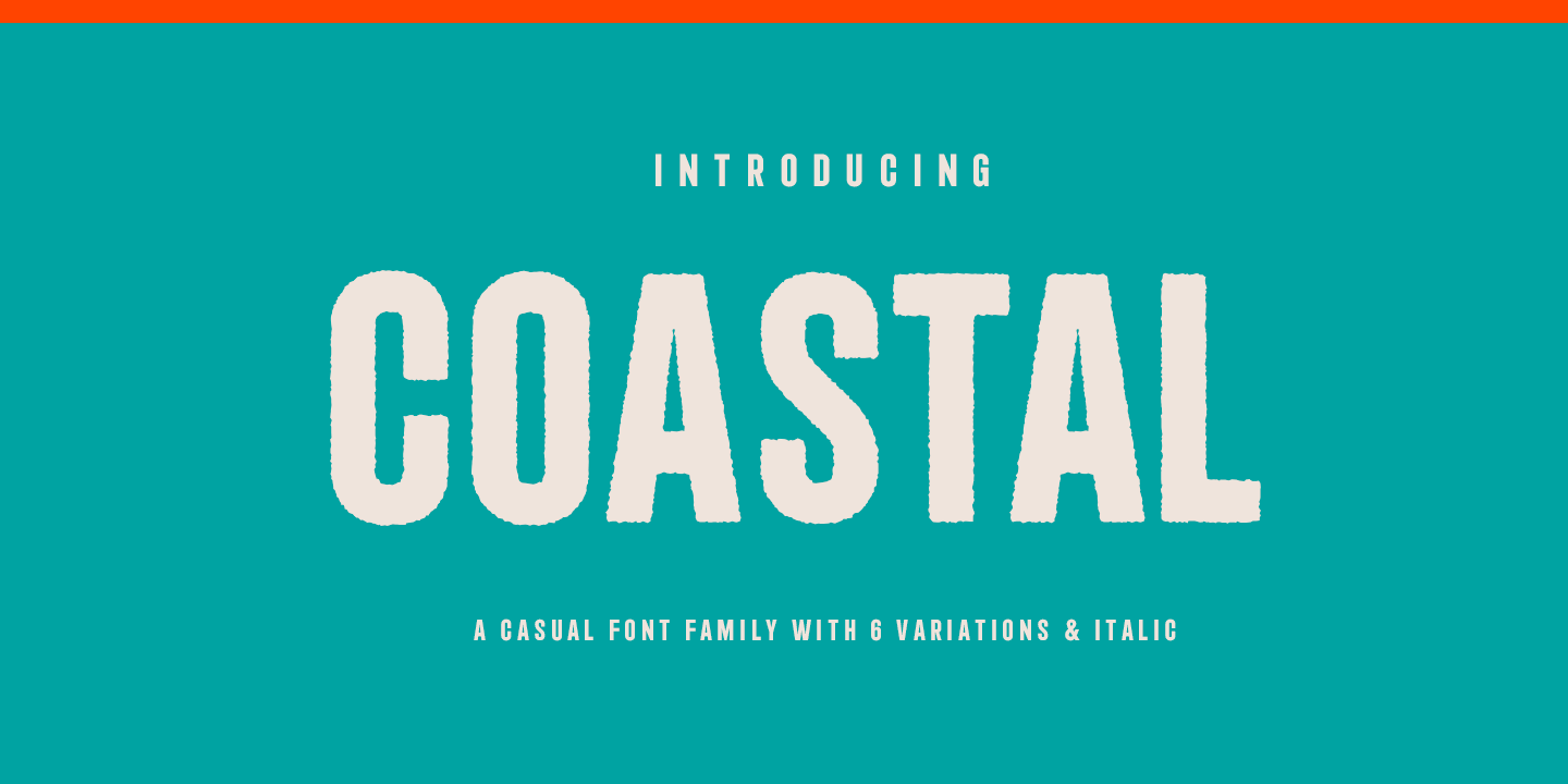Schriftart Coastal